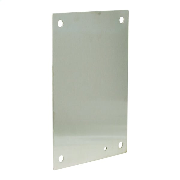 Back Panel, 1 in. H x 10 in. W, Stainless Steel